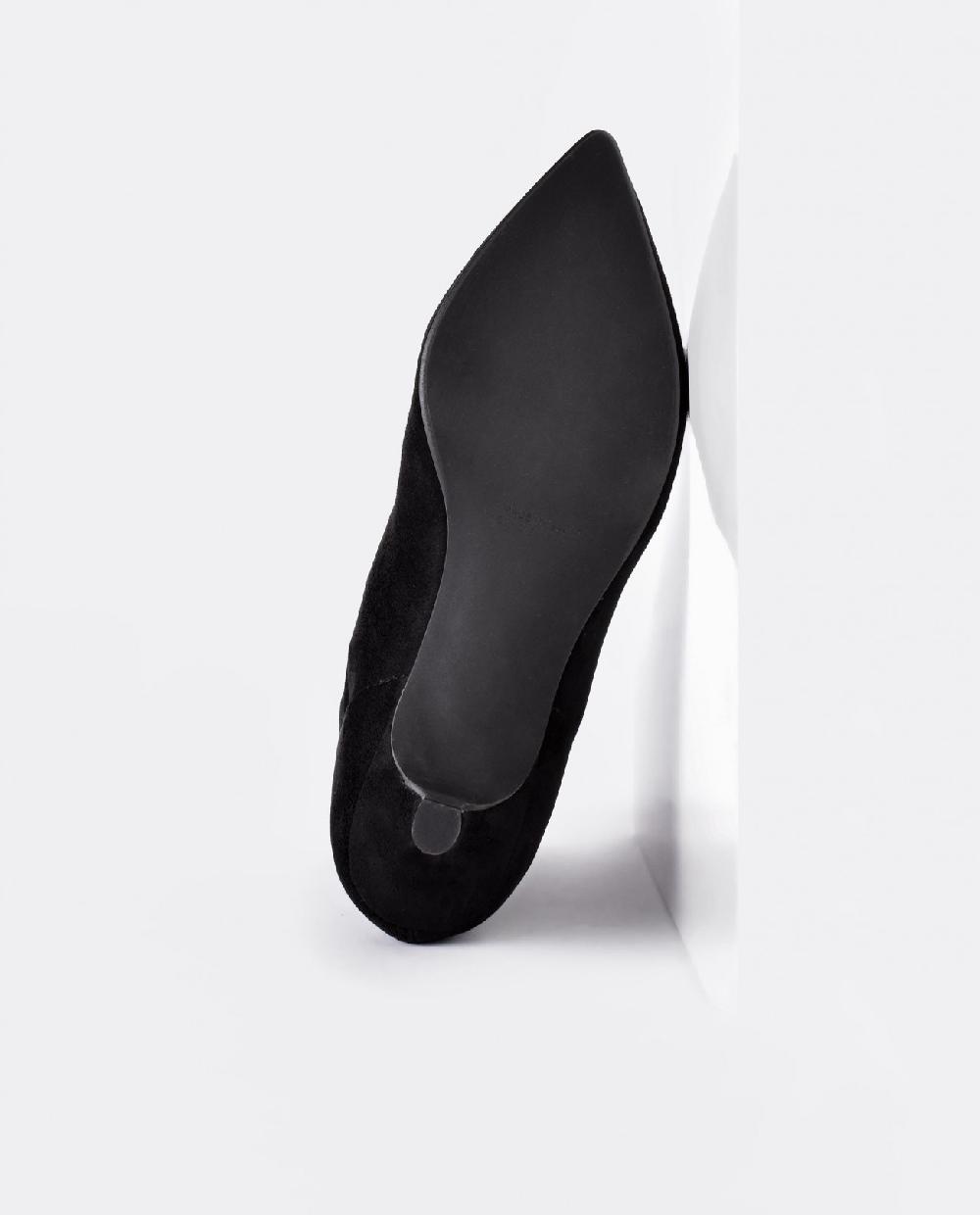 Cuplé BOTIN LICRA TACON BAJO ULTRASUEDE STRECH NEGRO