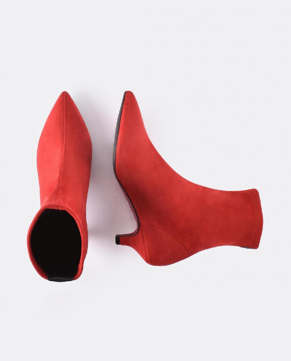Cuplé BOTIN LICRA TACON BAJO ULTRASUEDE STRECH ROJO