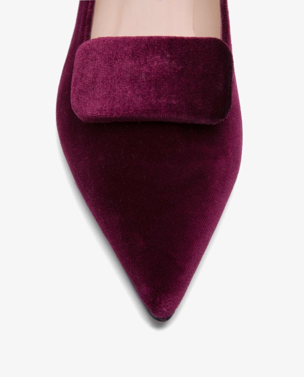 Cuplé ADORNO PARA ZAPATO TERCIOPELO LILA