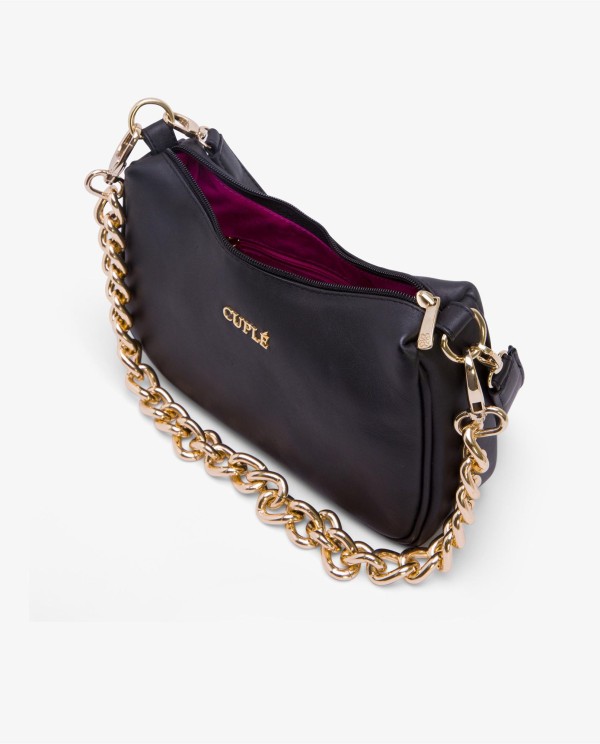 Cuplé BOLSO FATIMA NAPA NEGRO