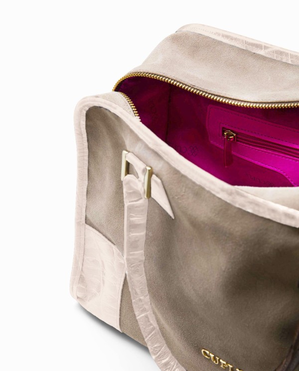 Cuplé BOLSO RECTANGULAR SERRAJE BEIG