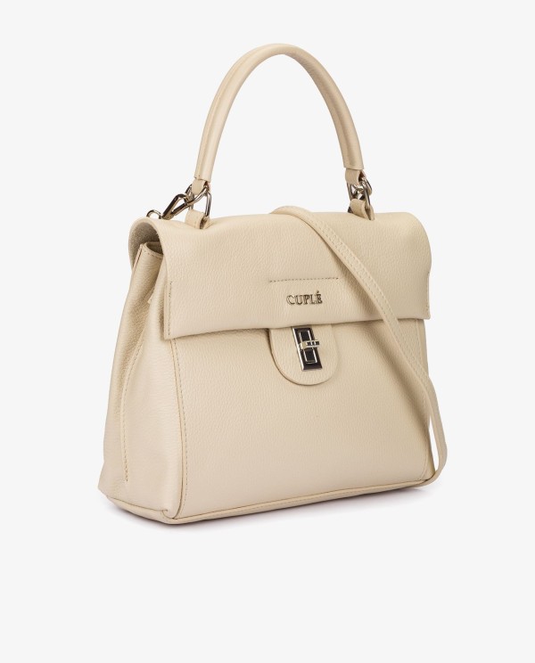 Cuplé BOLSO SHOPPER PEQUEÑO PIEL BEIG