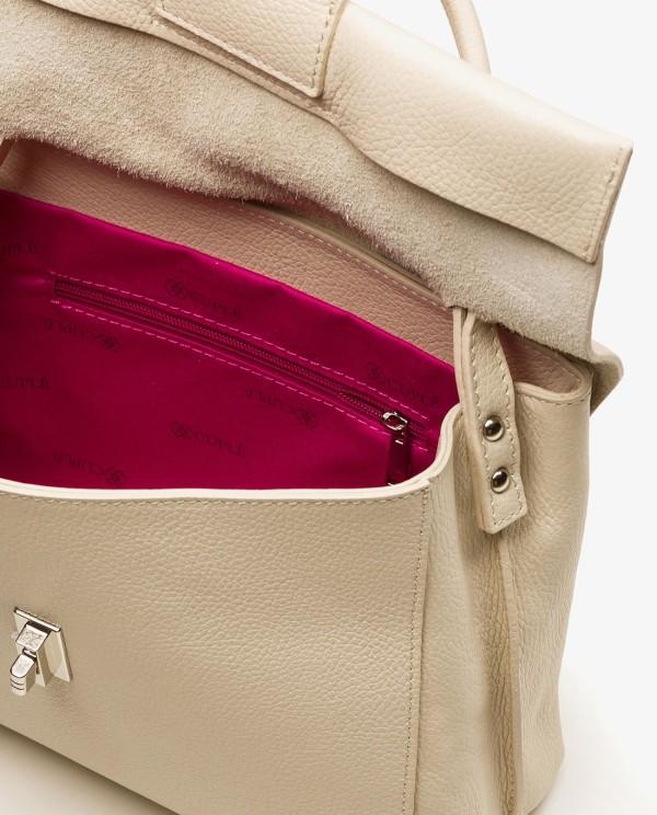 Cuplé BOLSO SHOPPER PEQUEÑO PIEL BEIG