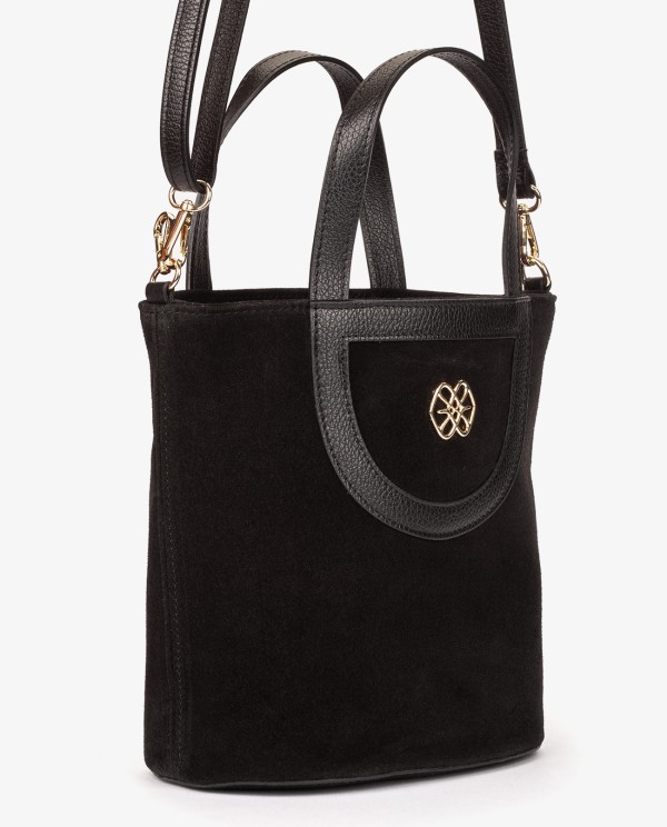 Cuplé BOLSO SHOPPING SERRAJE NEGRO