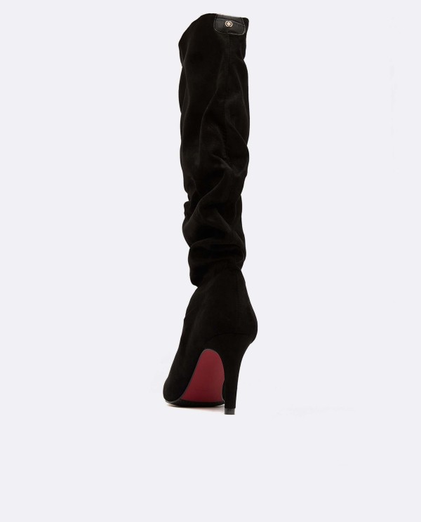 Cuplé BOTA ARRUGADA ULTRASUEDE STRECH NEGRO