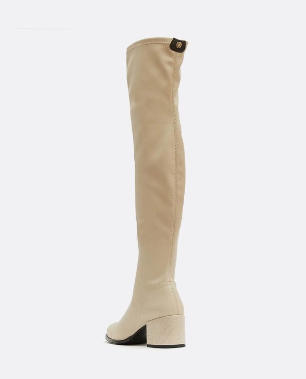 Cuplé BOTA MOSQUETERA NAPA ELÁSTICO CAMEL