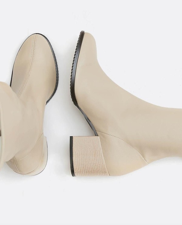 Cuplé BOTA MOSQUETERA NAPA ELÁSTICO CAMEL