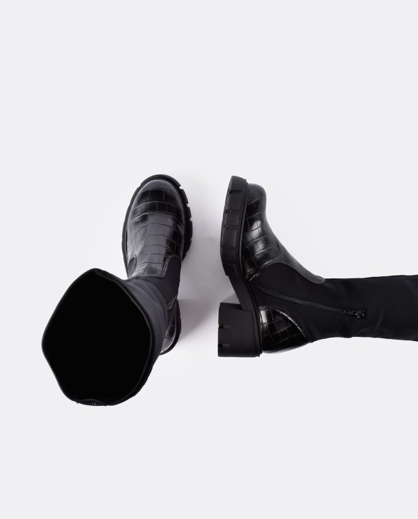 Cuplé BOTA PALA Y TALON LICRA/COCO NEGRO