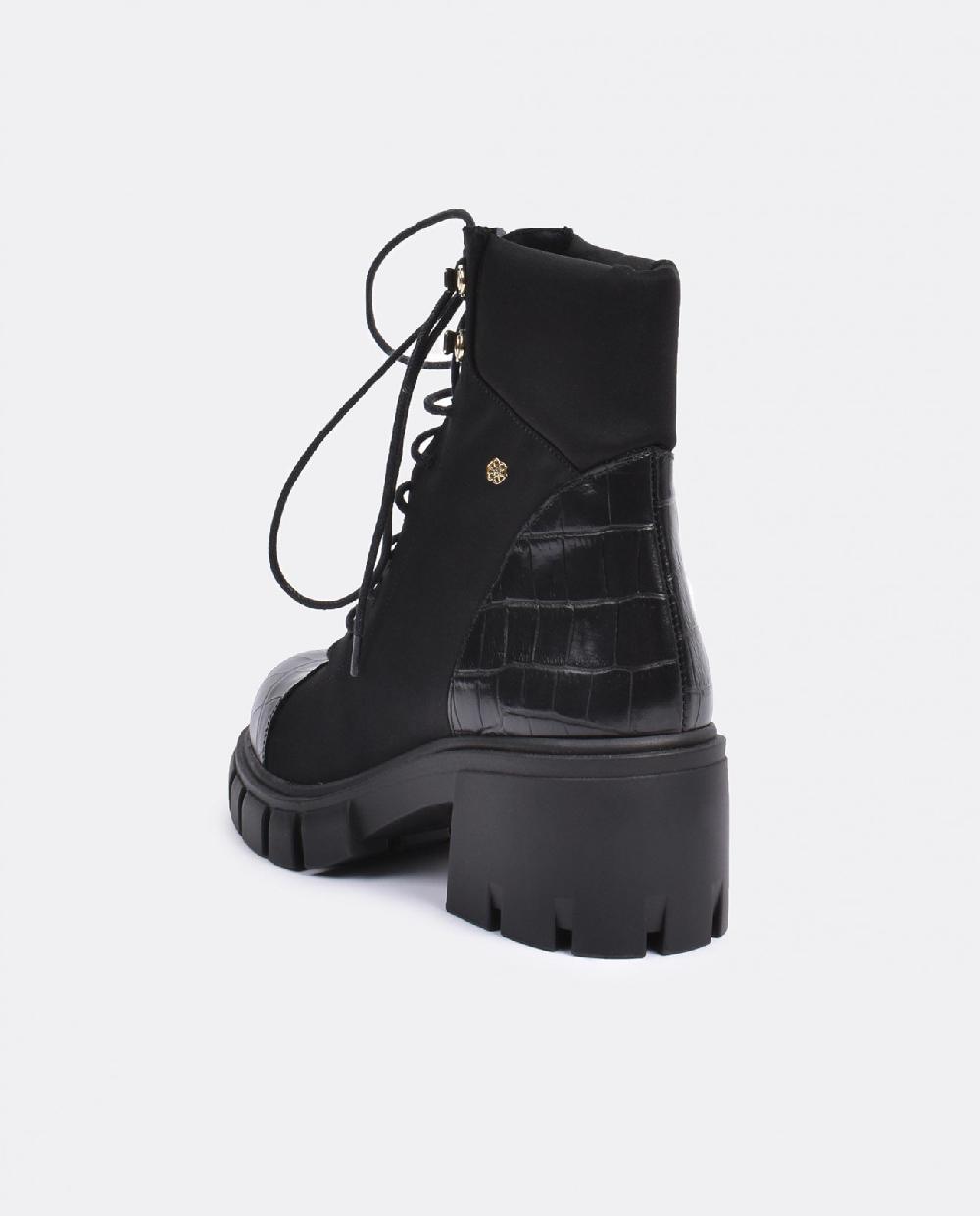 Cuplé BOTIN CORDONES LICRA STRECH NEGRO