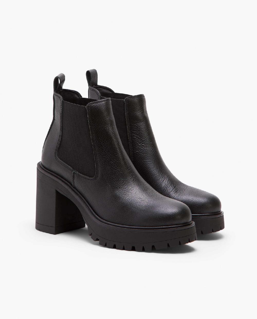 Cuplé BOTIN ELASTICO NAPA BUGUI NEGRO