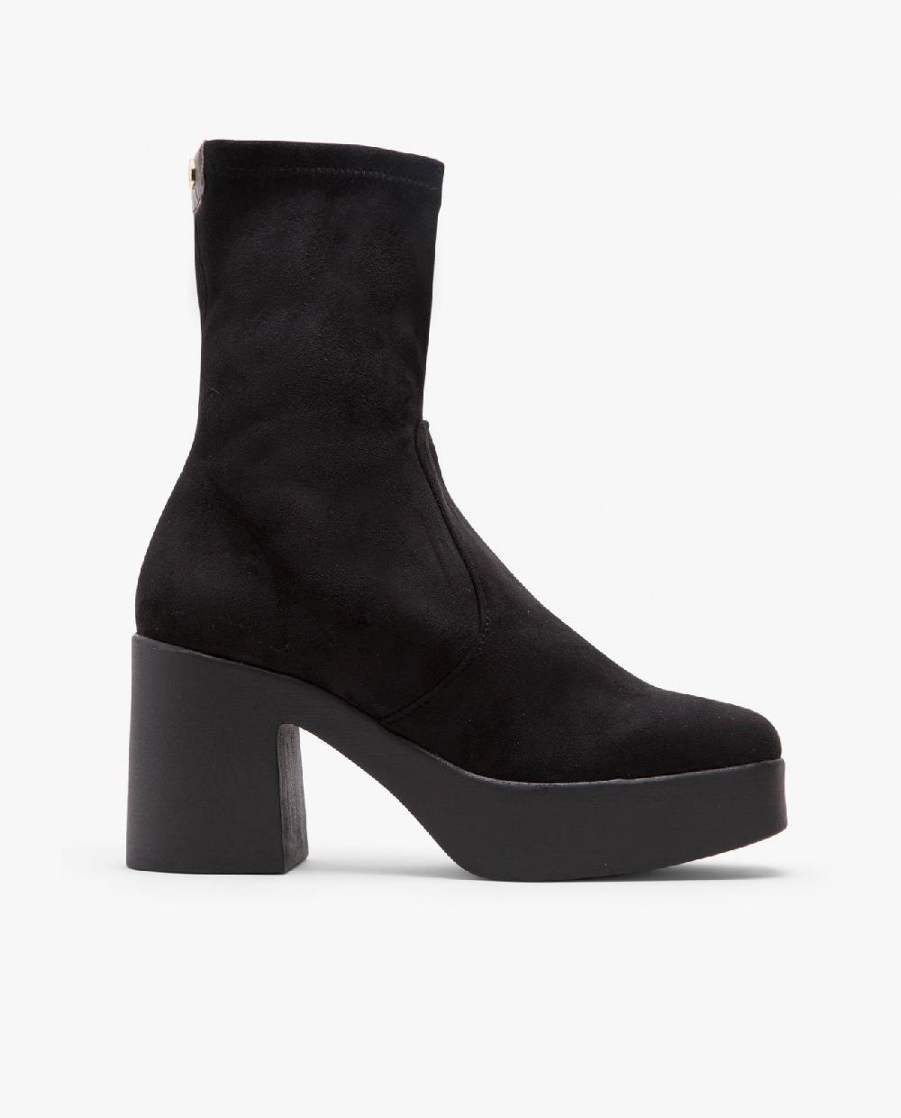 Cuplé BOTIN PLATAFORMA ULTRASUEDE STRECH NEGRO