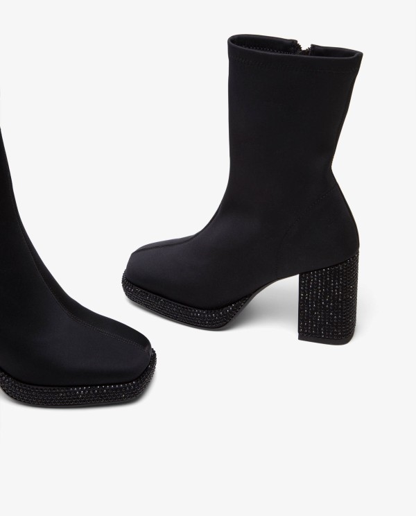 Cuplé BOTÍN PLFMA STRASS LICRA STRECH NEGRO