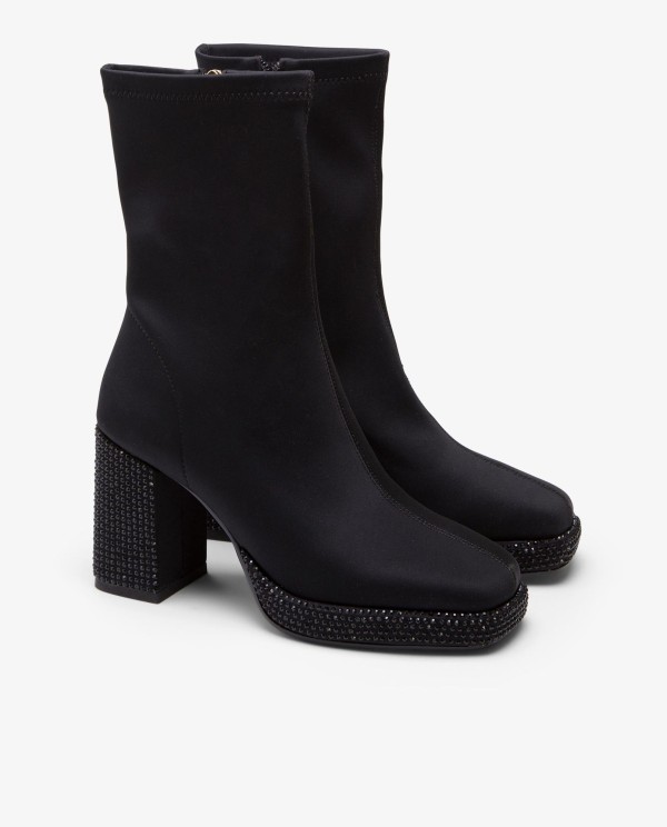Cuplé BOTÍN PLFMA STRASS LICRA STRECH NEGRO