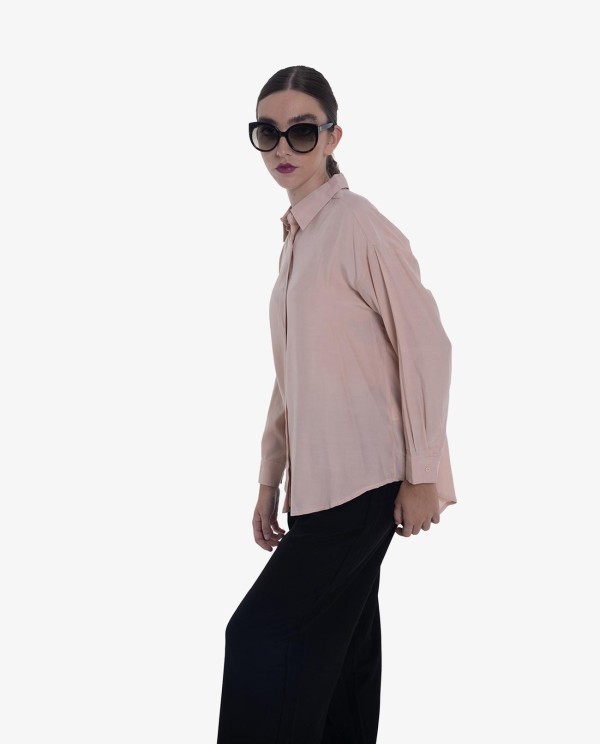 Cuplé CAMISA BÁSICA COLOR NUDE