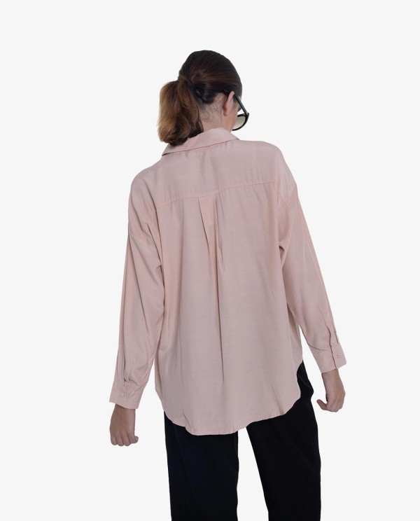 Cuplé CAMISA BÁSICA COLOR NUDE