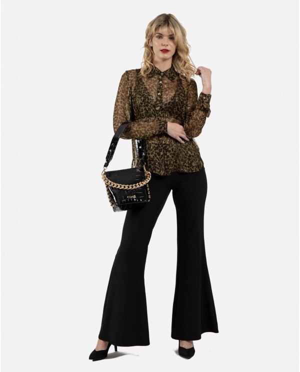Cuplé CAMISA LUREX LEOPARDO