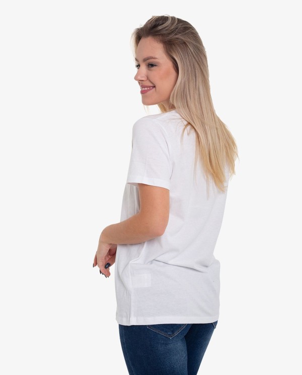 Cuplé CAMISETA BLANCA LOGO CUPLE JEANS