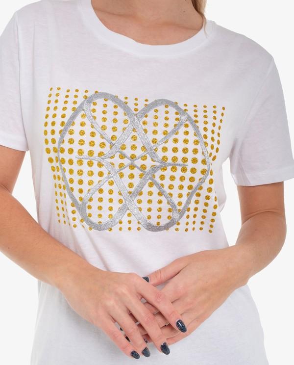 Cuplé CAMISETA BLANCA LOGO DOTS