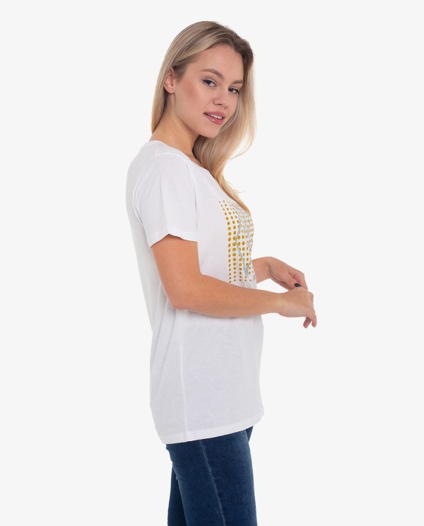 Cuplé CAMISETA BLANCA LOGO DOTS