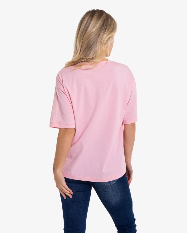 Cuplé CAMISETA ROSA OVERSIZE CUPLÉ LOVE