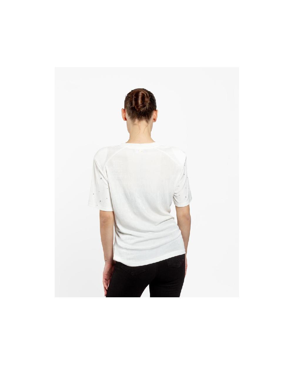 Cuplé CAMISETA STRASS PUNTO BLANCO