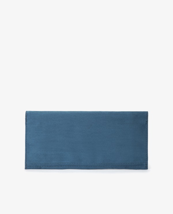 Cuplé CARTERA IMAN ULTRASUEDE AZUL