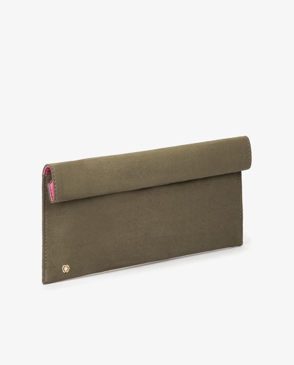 Cuplé CARTERA IMAN ULTRASUEDE KAKI