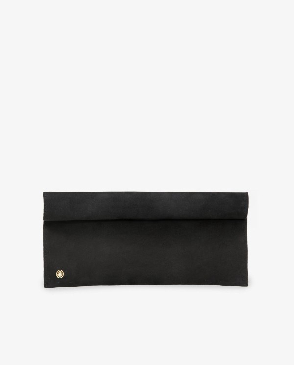 Cuplé CARTERA IMAN ULTRASUEDE NEGRO