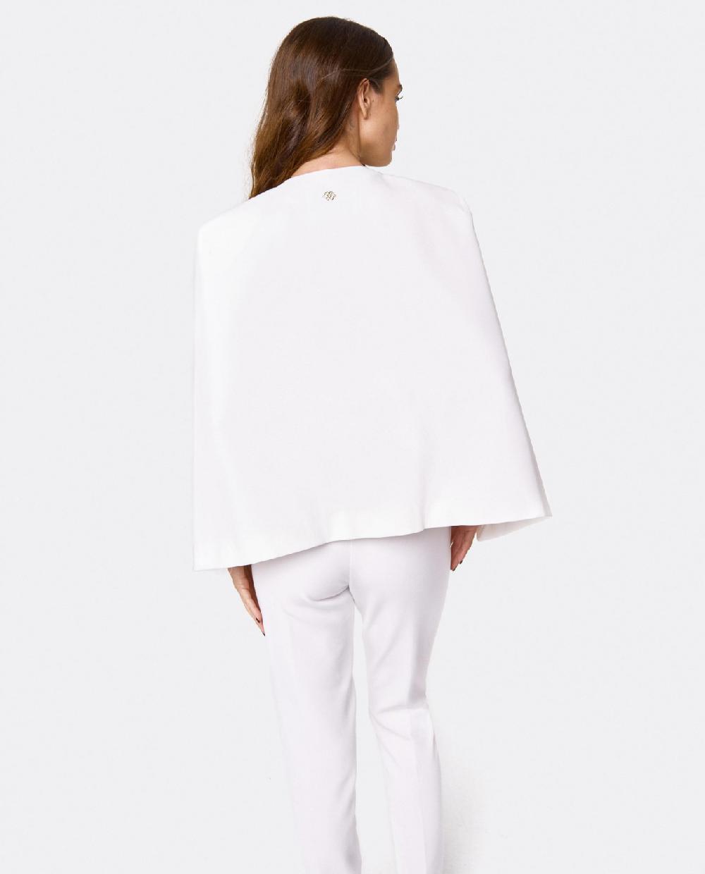 Cuplé CHAQUETA CAPA CREP BLANCO