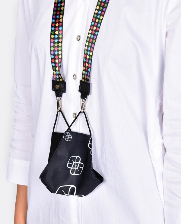 Cuplé COLGADOR MOVIL RASO ESTAMPADO PICAS