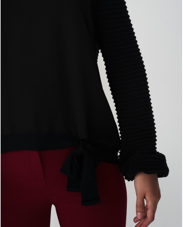Cuplé JERSEY PUÑOS PUNTO NEGRO