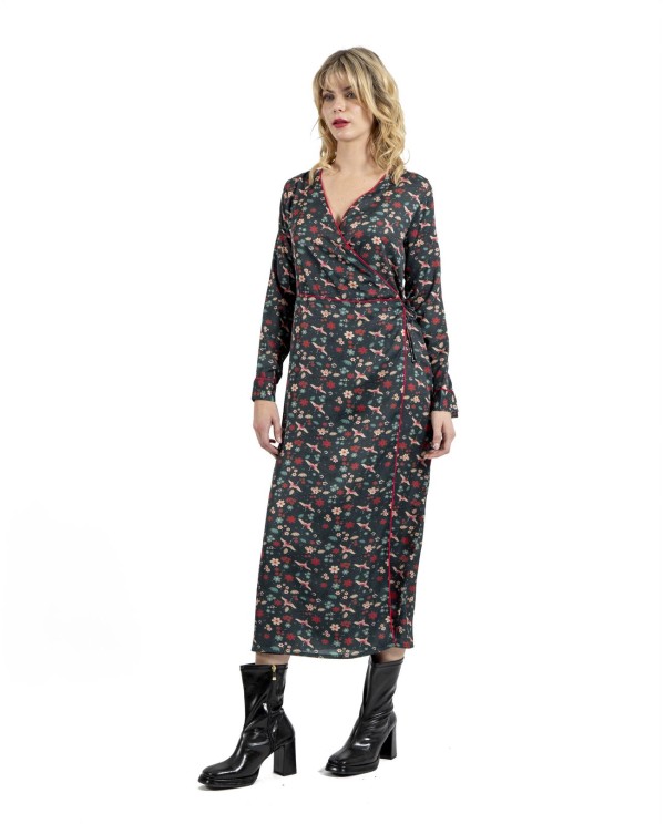 Cuplé KIMONO CREP ESTAMPADO ASIÁTICO