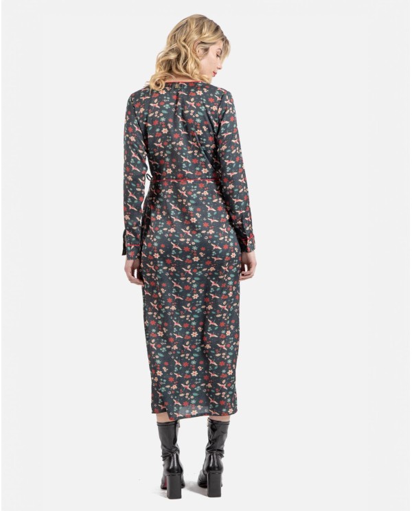 Cuplé KIMONO CREP ESTAMPADO ASIÁTICO