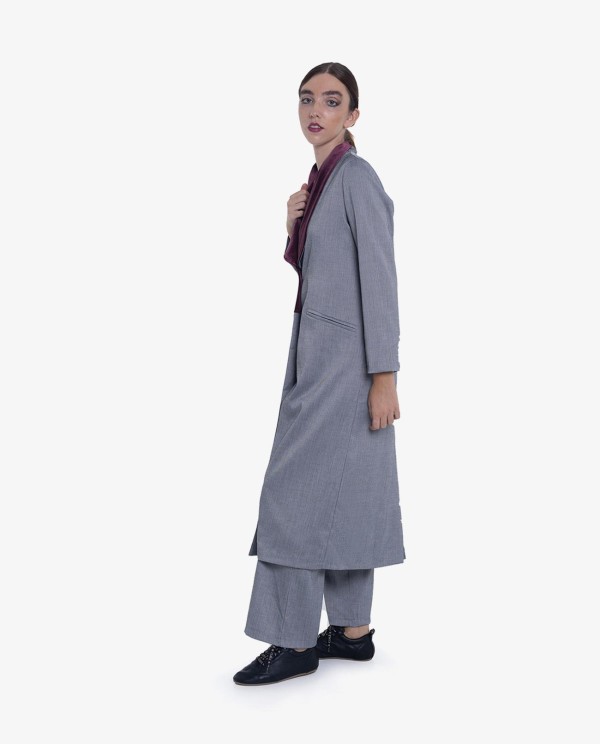 Cuplé LEVITA SOLAPAS ESPIGA GRIS