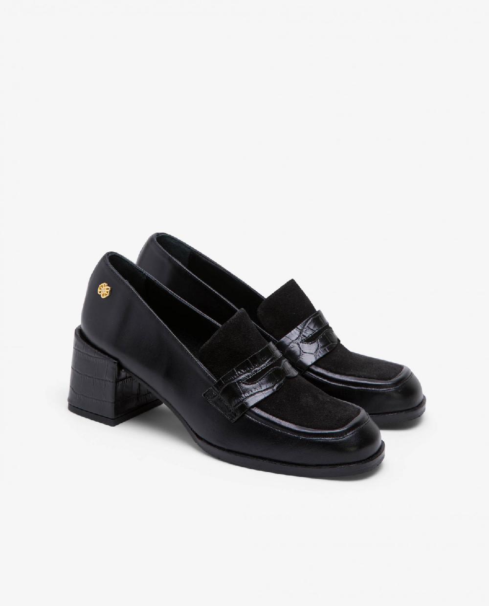 Cuplé MOCASIN ANTIFAZ NAPA NEGRO