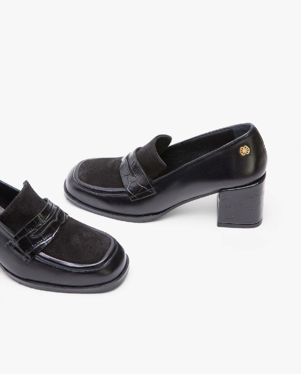 Cuplé MOCASIN ANTIFAZ NAPA NEGRO