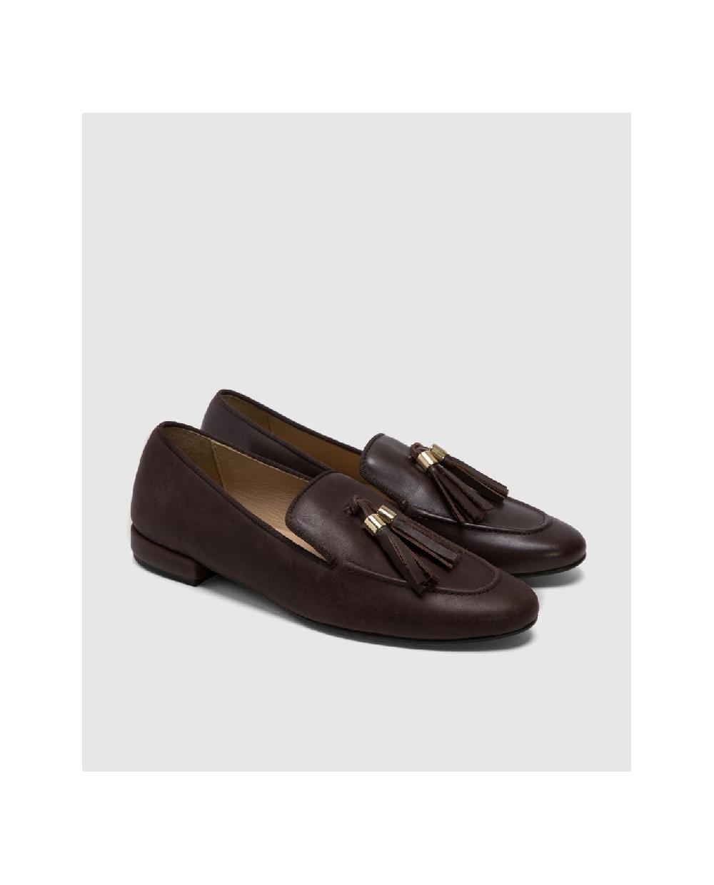 Cuplé MOCASIN SANTANDER NAPA MARRON