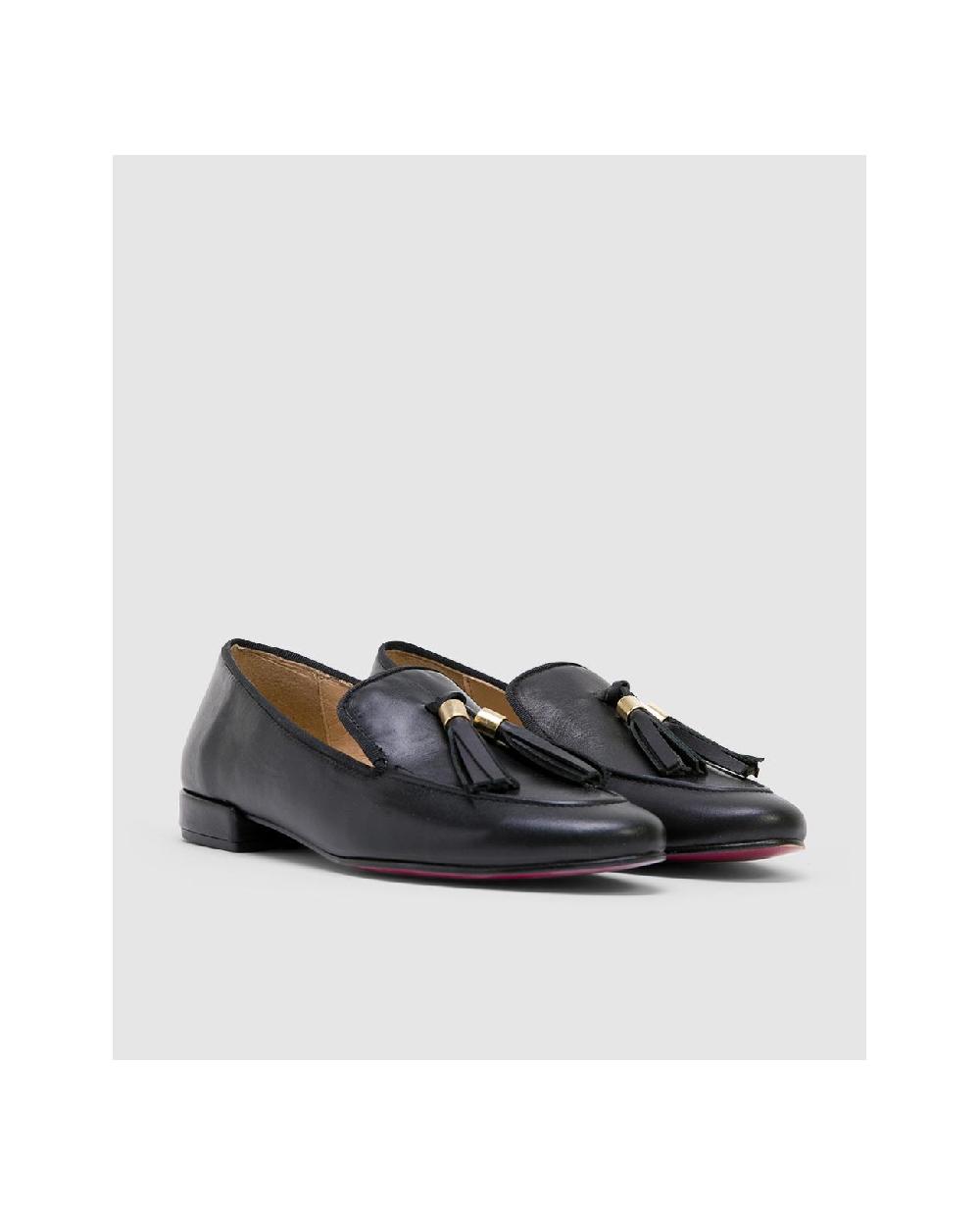 Cuplé MOCASIN SANTANDER NAPA NEGRO