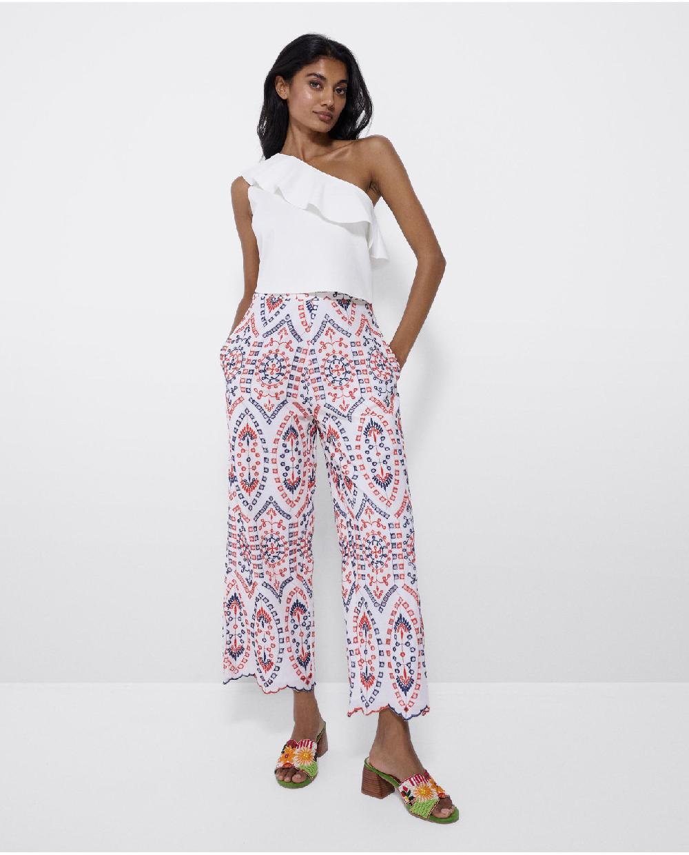 Cuplé PANTALON BORDADO ALGODON MULTICOLOR