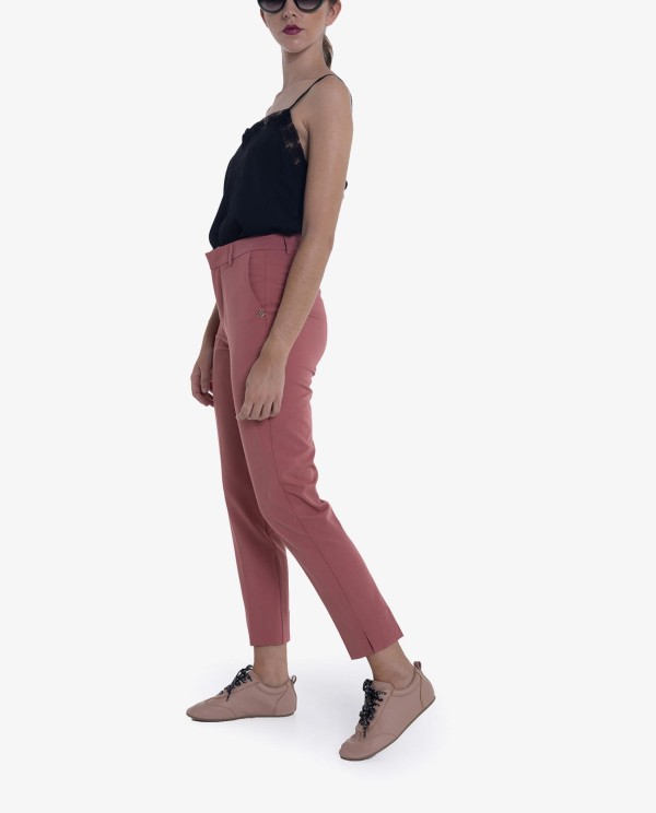 Cuplé PANTALON CREP ROSA