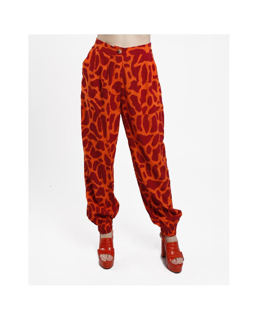 Cuplé PANTALON JOGGER CREP ESTAMPADO JIRAFA