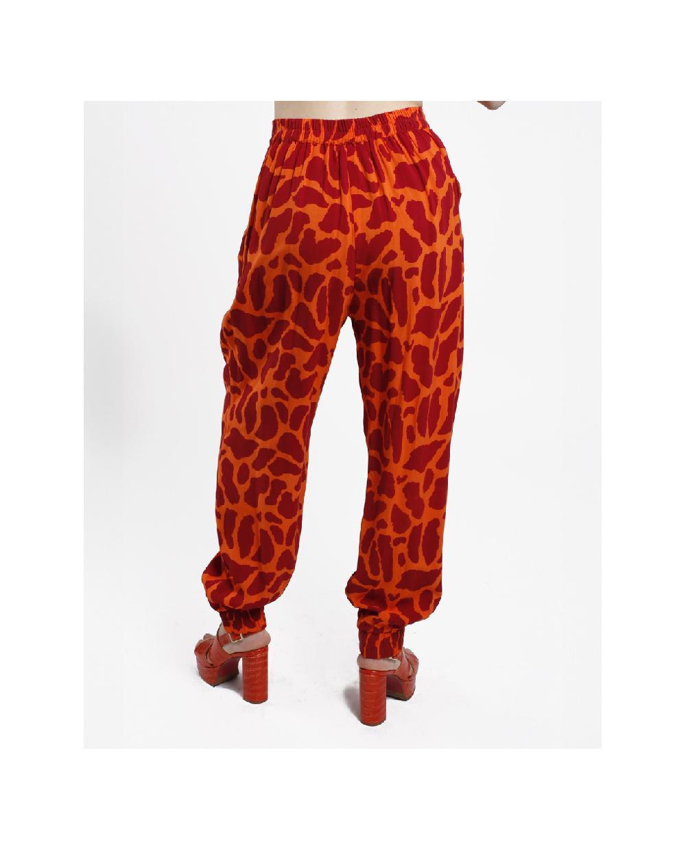 Cuplé PANTALON JOGGER CREP ESTAMPADO JIRAFA