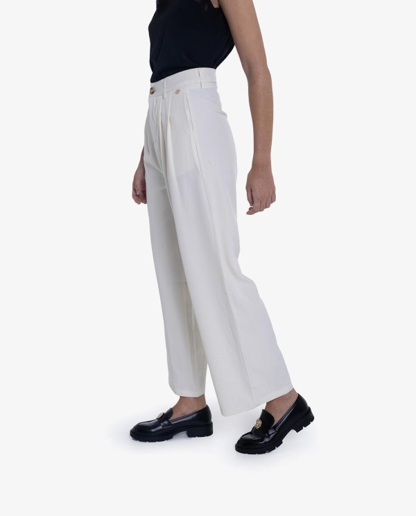 Cuplé PANTALON RECTO CREP BEIG