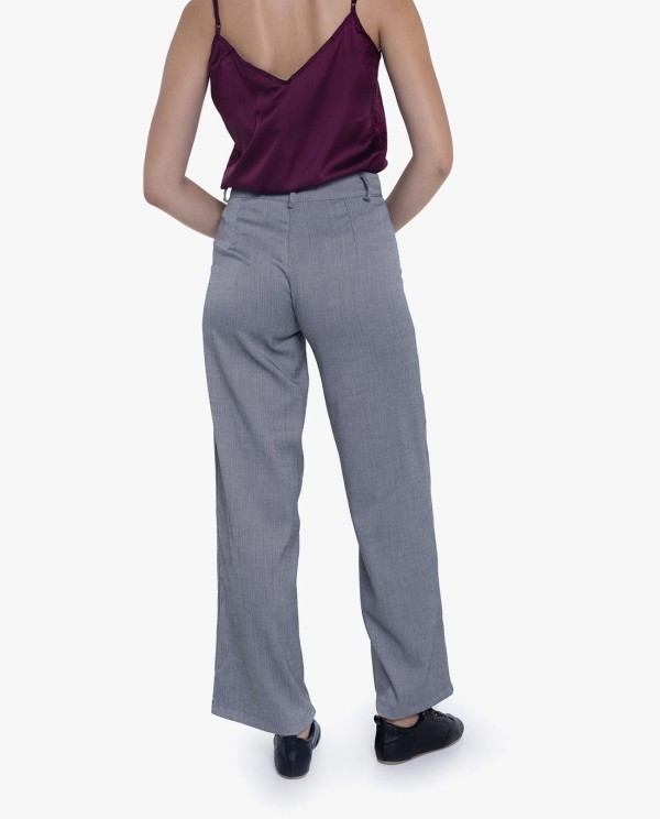 Cuplé PANTALON RECTO ESPIGA GRIS