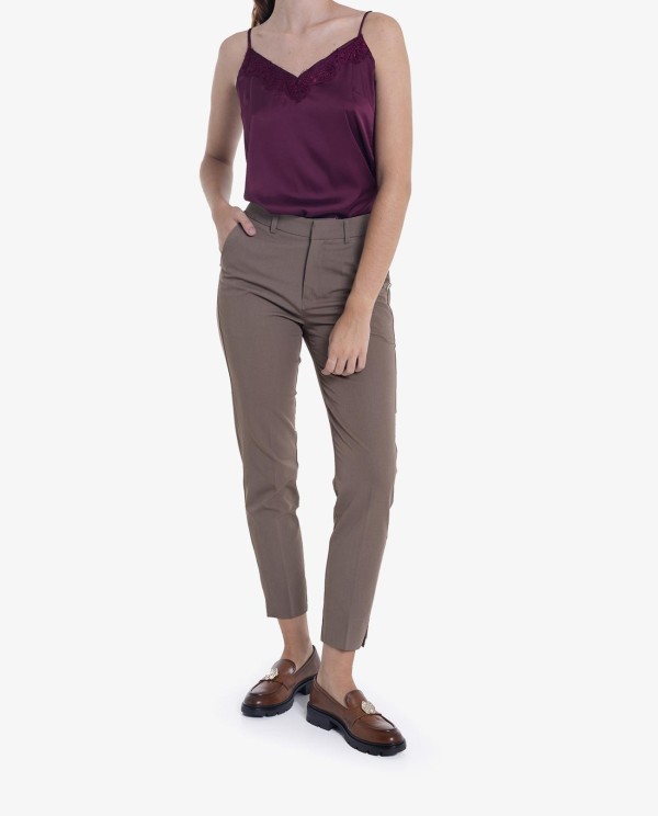 Cuplé PANTALÓN RECTO MARRÓN