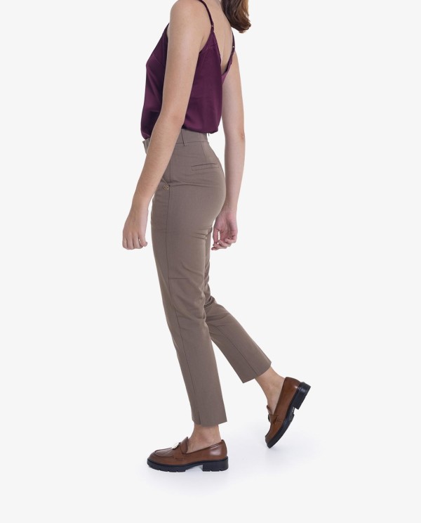 Cuplé PANTALÓN RECTO MARRÓN