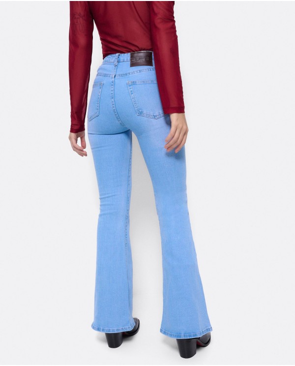 Cuplé PANTALÓN VAQUERO CON CAMPANA VAQUERO AZUL