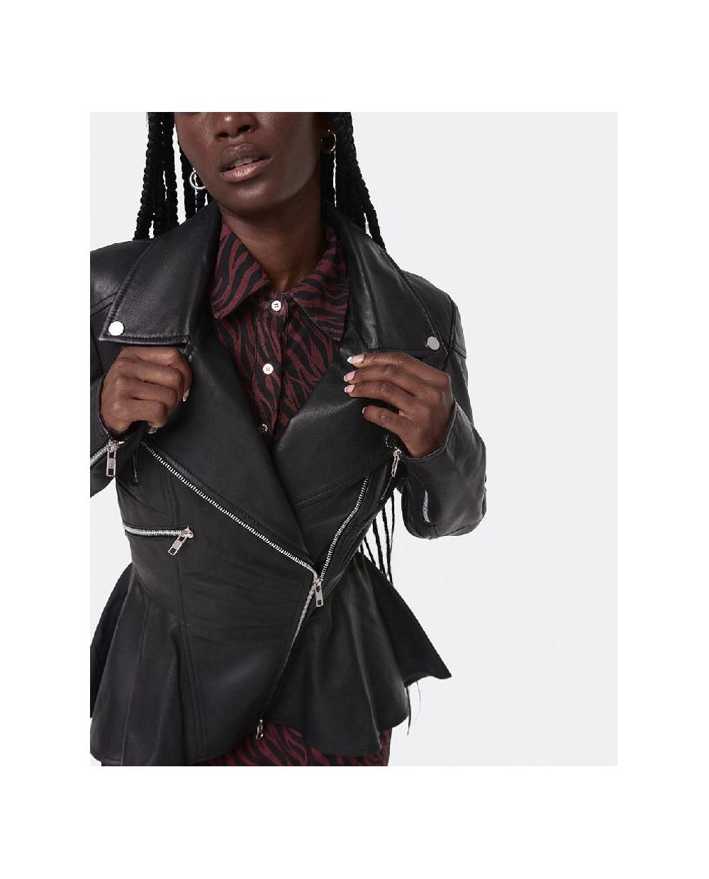 Cuplé PELUM BIKER CHAQUETA PIEL NEGRO