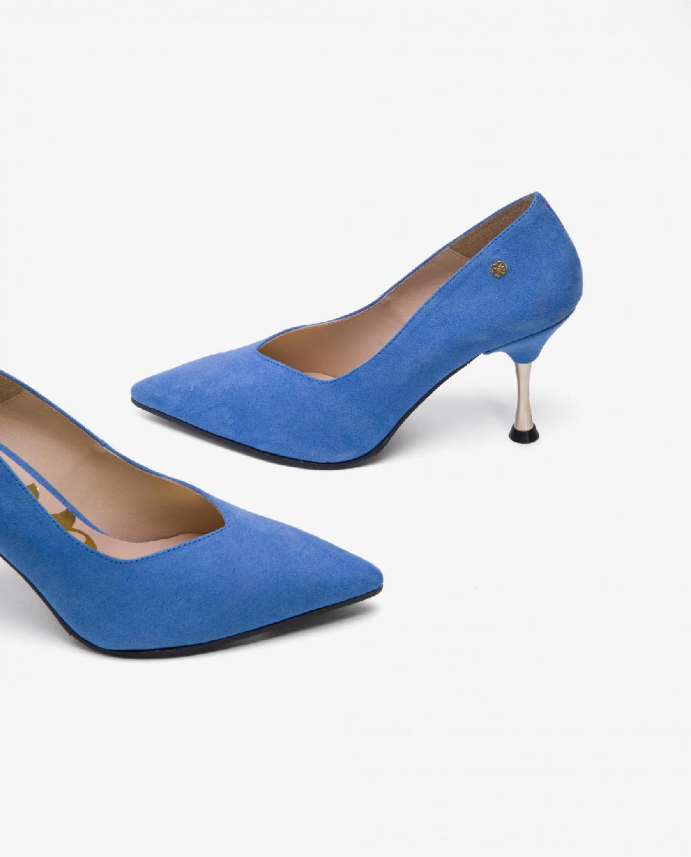 Cuplé SALON PICO ULTRASUEDE AZUL