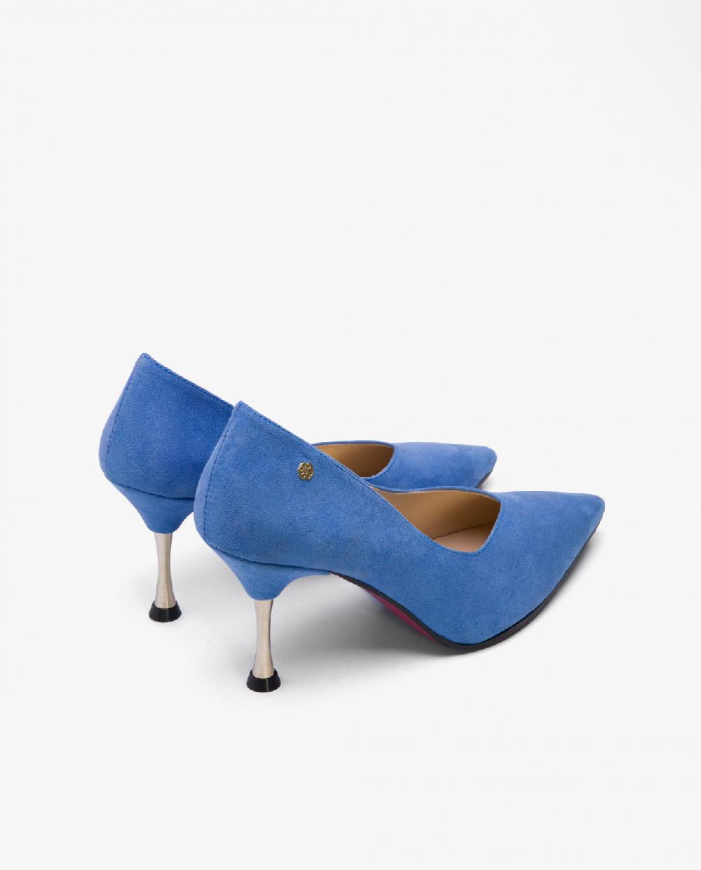 Cuplé SALON PICO ULTRASUEDE AZUL